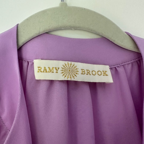 Lavender Ramy Brooke Ruffle Blouse - Picture 4 of 5